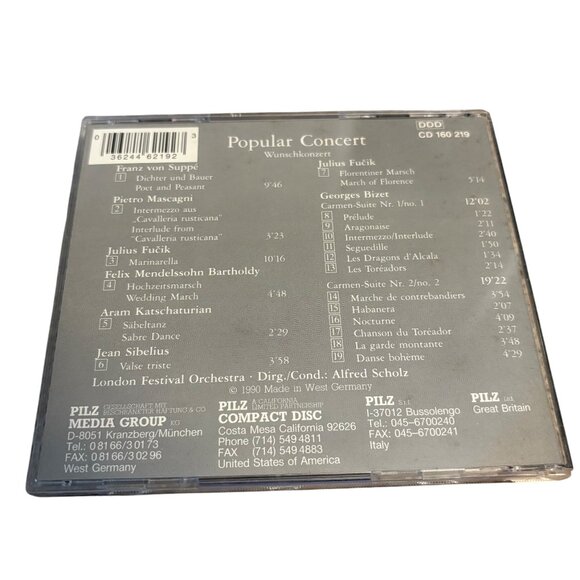 Vienna Master Series CD Popular Concert Wunschkonzert Digital Classic By Pilz - Picture 2 of 3